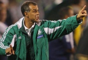 Jorginho, na época que comandava o Palmeiras.
