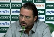 Alexandre Mattos, executivo de futebol do Palmeiras