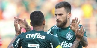 Dudu e Lucas Lima no Palmeiras