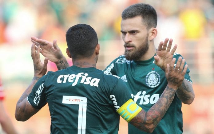 Dudu e Lucas Lima no Palmeiras