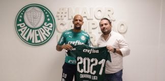 Felipe Melo, volante do Palmeiras