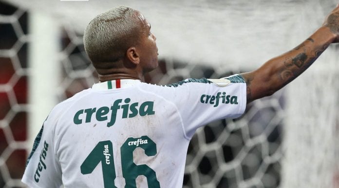 Deyverson, centroavante do Palmeiras.