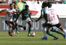 O Palmeiras viu Ramires realizar sua melhor partida com a camisa alviverde
