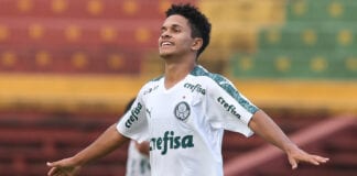 Gabriel Silva, atacante do Palmeiras.