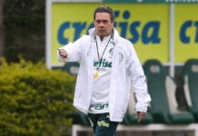 Vanderlei Luxemburgo, técnico do Palmeiras, na Academia de Futebol.