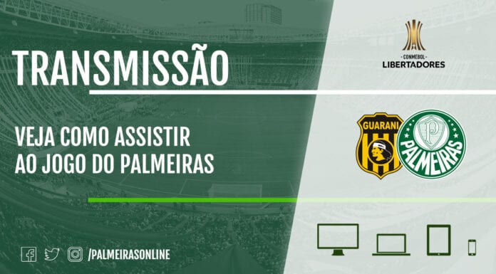 Assista Guaraní x Palmeiras ao vivo