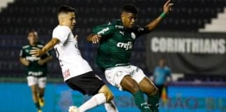 Palmeiras goleia o Corinthians pelo Brasileiro Sub-20