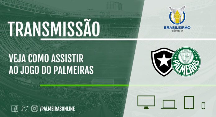 Botafogo x Palmeiras ao vivo: onde assistir ao jogo do Brasileirão online