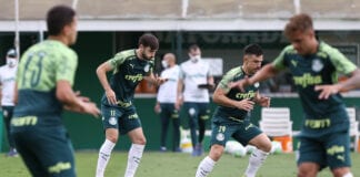 Palmeiras treina na Academia de Futebol