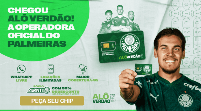 Palmeiras lança seu próprio chip de telefonia móvel