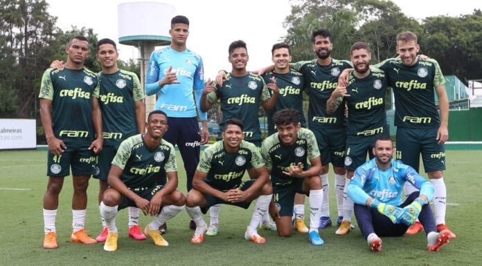 Palmeiras realizou treino nesta segunda-feira na Academia de Futebol.