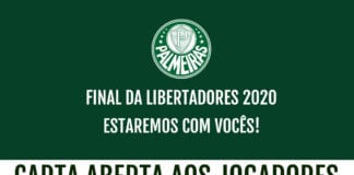 Carta aberta aos jogadores do Palmeiras