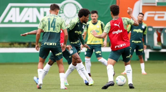 A quinta-feira (14) foi de treino técnico na Academia de Futebol (Foto: Fabio Menotti/Palmeiras)