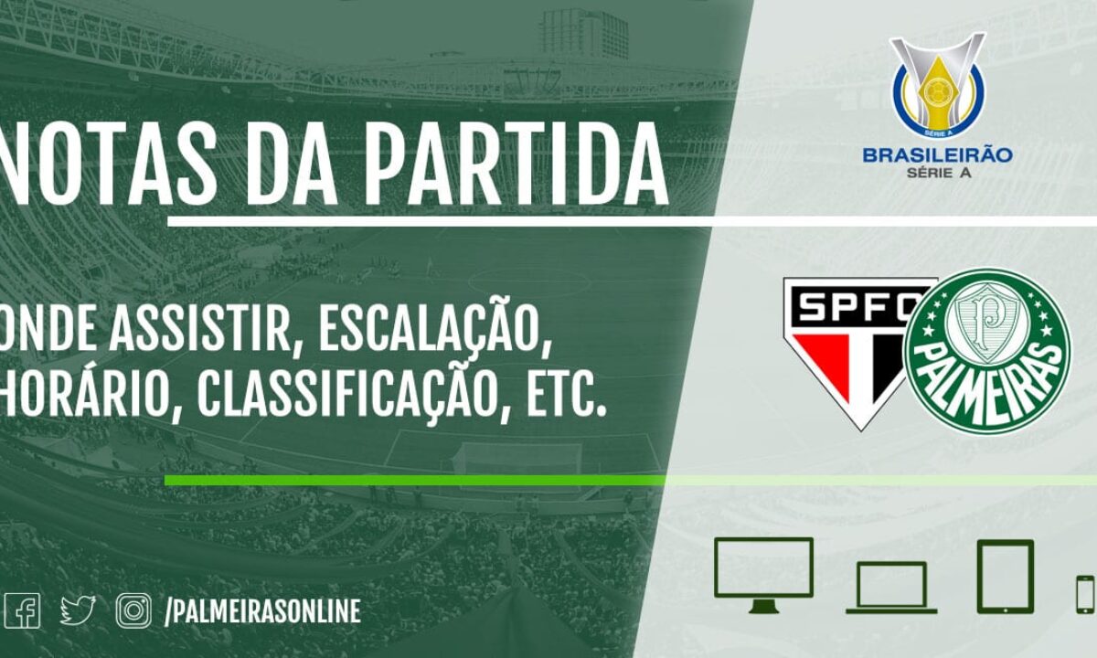 Sao Paulo X Palmeiras Onde Assistir Ao Vivo Escalacoes Desfalques E Muito Mais