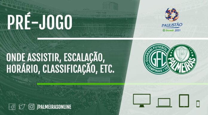 Guarani x Palmeiras | Campeonato Paulista 2021