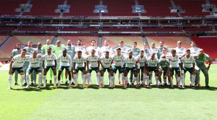 Palmeiras na final da Supercopa do Brasil 2021