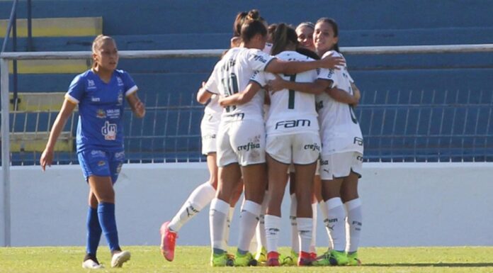 Palmeiras feminino goleia São José por 4x1 fora de casa. (Foto: Renato Antunes/Agência Maxx Sports)