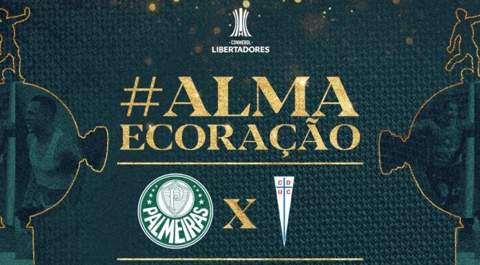 Palmeiras enfrenta Universidad Catolica pelas Oitavas de Final da Libertadores 2021. (Imagem: Divulgação/Palmeiras)