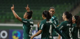 Palmeiras encerra primeira fase do Brasileirão feminino com vitória. (Foto: Fabio Menotti/Palmeiras)