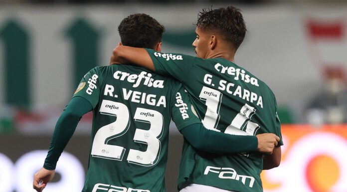 Raphael Veiga e Gustavo Scarpa são as esperanças do Palmeiras para mais uma vitória (Foto: Cesar Greco)