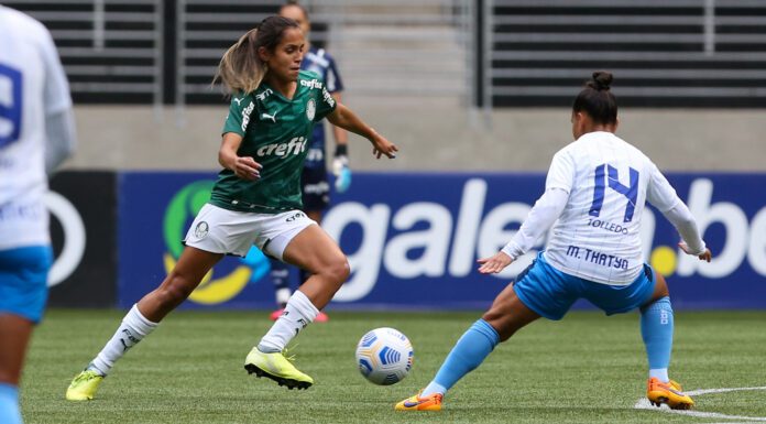 Partida entre Palmeiras e Real Brasília, válida pela sétima rodada do Campeonato Brasileiro Feminino, no Allianz Parque, em São Paulo-SP. (Foto: Fabio Menotti)