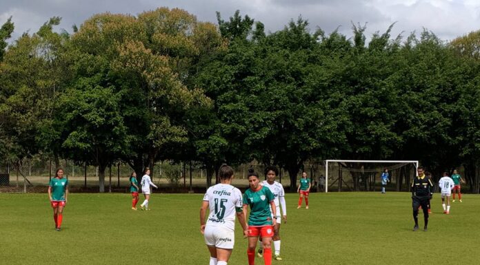 Palmeiras e Portuguesa empatam em jogo treino antes do início do Campeonato Paulista de Futebol Feminino. (Foto: Thais Nascimento/Portuguesa)