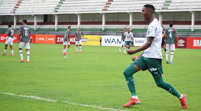 Na última rodada do Brasileiro Sub-20, com gol de Vitor Hugo, o Verdão empatou por 1 a 1 com o Fluminense (Foto: Angelo Salvioni)