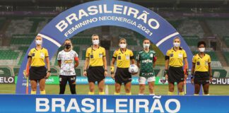 Partida entre Palmeiras e Corinthians, válida pela final (jogo de ida) do Campeonato Brasileiro Feminino, no Allianz Parque, em São Paulo-SP. (Foto: Fabio Menotti)