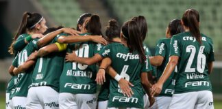 Partida entre Palmeiras e Napoli, válida pela décima quarta rodada do Campeonato Brasileiro Feminino, no Allianz Parque, em São Paulo-SP. (Foto: Fabio Menotti)