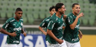 Partida entre Palmeiras e Confiança-SE, válida pela primeira fase da Copa do Brasil Sub-17, no Allianz Parque, em São Paulo-SP. (Foto: Fabio Menotti)