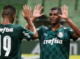 Partida entre Palmeiras e Confiança-SE, válida pela primeira fase da Copa do Brasil Sub-17, no Allianz Parque, em São Paulo-SP. (Foto: Fabio Menotti)
