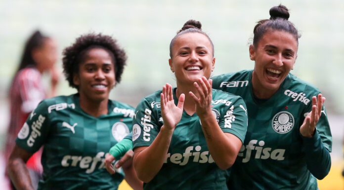 Partida entre Palmeiras e São Paulo, válida pela décima rodada da primeira fase do Campeonado Paulista Feminino, no Allianz Parque, em São Paulo-SP. (Foto: Fabio Menotti)