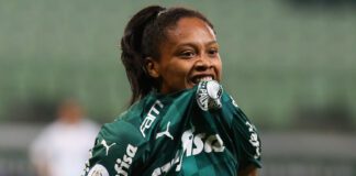 Partida entre Palmeiras e Grêmio, válida pelas quartas de final (jogo de volta) do Campeonato Brasileiro Feminino, no Allianz Parque, em São Paulo-SP. (Foto: Fabio Menotti)