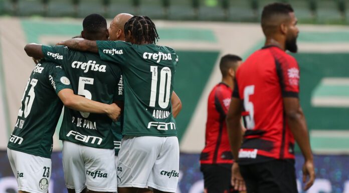 Partida entre Palmeiras e Atlético-GO, válida pela 37ª rodada do Campeonato Brasileiro de 2020, no Allianz Parque-SP (Foto: Fabio Menotti)