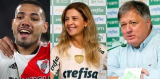 David Martínez, Leila Pereira e Anderson Barros as últimas do Palmeiras