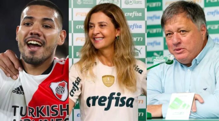 David Martínez, Leila Pereira e Anderson Barros as últimas do Palmeiras