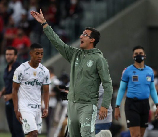Partida entre SE Palmeiras e Athletico-PR, válida pela trigésima sétima rodada, do Campeonato Brasileiro, Série A, na Arena da Baixada, em Curitiba-PR. (Foto: Fabio Menotti)