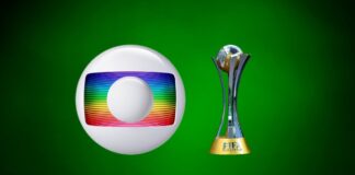Símbolo da Red Globo e Taça do Mundial de Clubes 2021