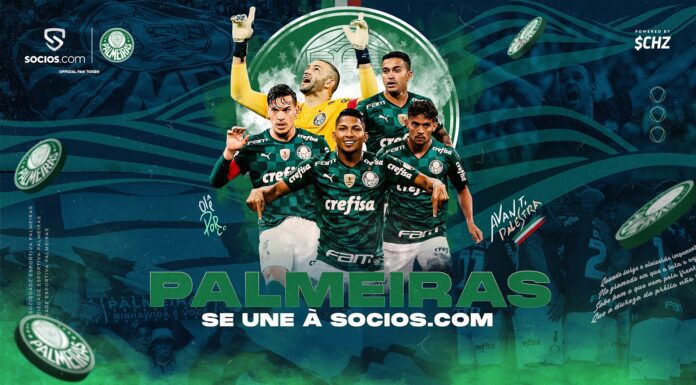 Palmeiras lança seu fan token em parceria com a Socios.com
