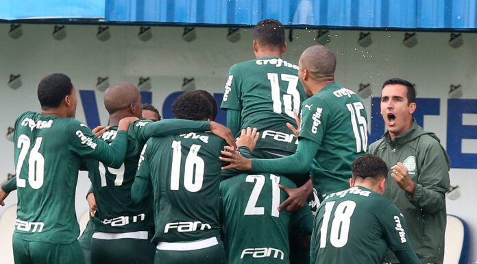 Partida entre Palmeiras e Água Santa, válida pela segunda rodada da Copa São Paulo de Futebol Júnior, no estádio Distrital do Inamar, em Diadema-SP. (Foto: Fabio Menotti)