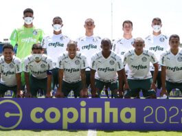 Partida entre Palmeiras e Internacional, válida pelas oitavas de final da Copa São Paulo de Futebol Júnior, no estádio Distrital do Inamar, em Diadema-SP. (Foto: Fabio Menotti)