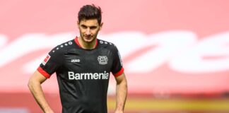 Lucas Alario, jogador do Bayern Leverkusen, interessa ao Palmeiras