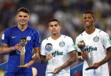 Dupla do Verdão esteve entre os três melhores jogadores no Mundial de Clubes (Foto: Divulgação/Fifa)