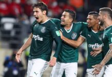 Raphael Veiga e Dudu marcaram os gols da classificação do Palmeiras contra o Al Ahly