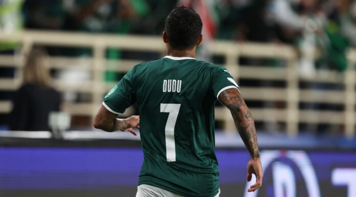 Camisa 7 foi decisivo participando diretamente dos dois gols do Palmeiras na classificação (Fabio Menotti/Palmeiras)