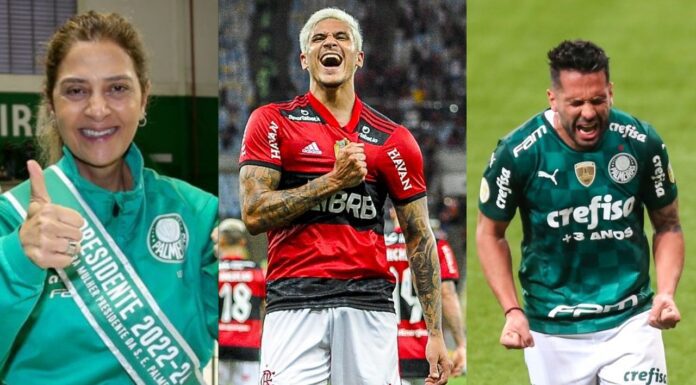 Leila Pereira, Pedro e Luan as últimas do Palmeiras