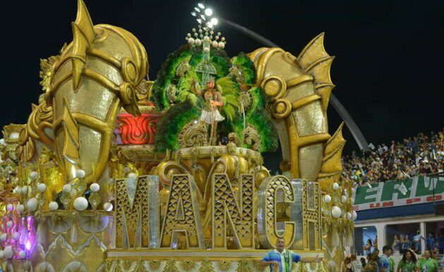 Desfile da Escola de Samba Mancha Verde, no Carnaval de São Paulo 2022. (Foto: Vinícius Vasconcelos)