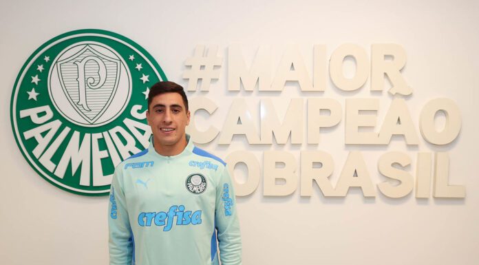 O jogador Miguel Merentiel, anunciado como novo reforço pela SE Palmeiras. (Foto: César Greco)