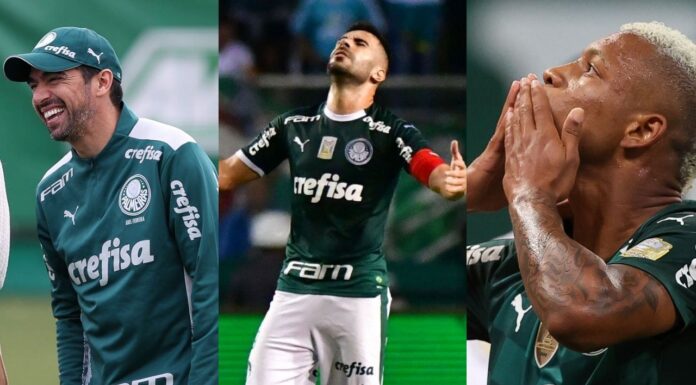 Abel Ferreira, Bruno Henrique e Danilo últimas do Palmeiras