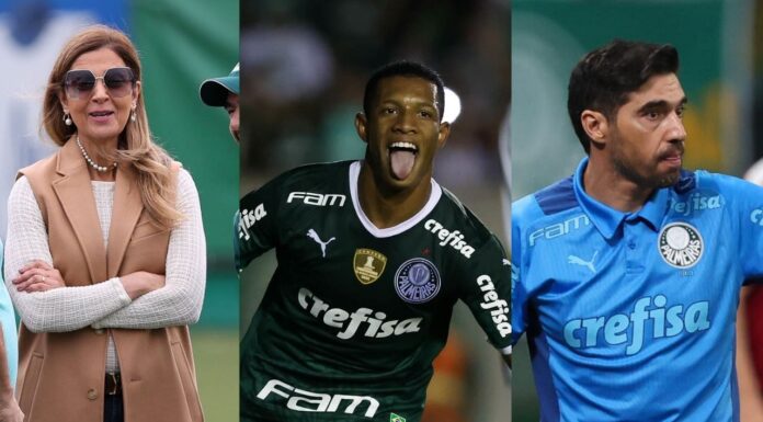 Leila Pereira, Danilo e Abel Ferreira últimas do Palmeiras